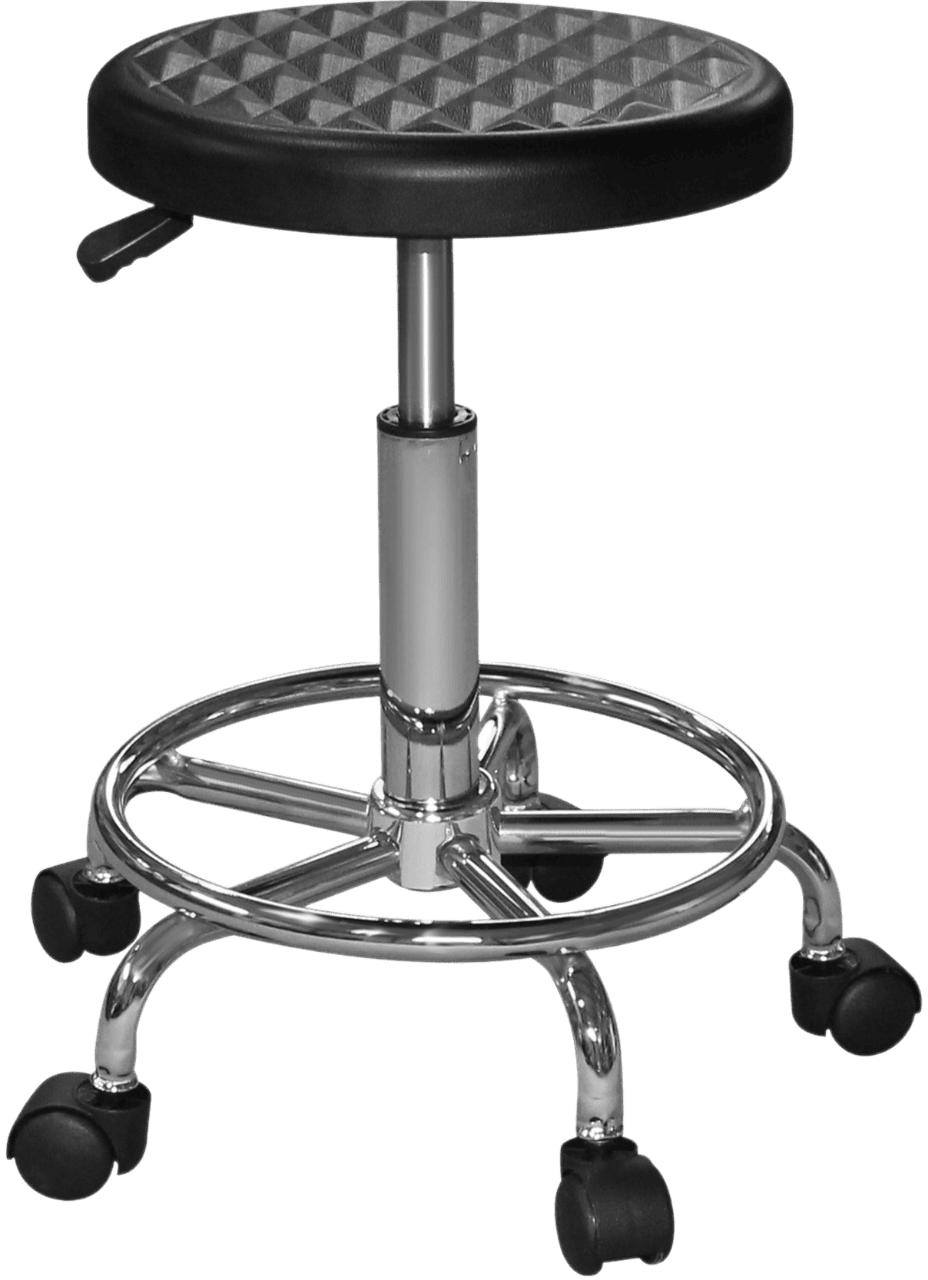 Табурет полиуретановый медицинский Т06 с круглым сиденьем с рисунком